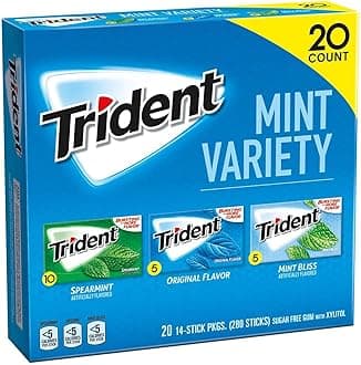 Sugar Free Gum Mint Variety Pack 280 piece
