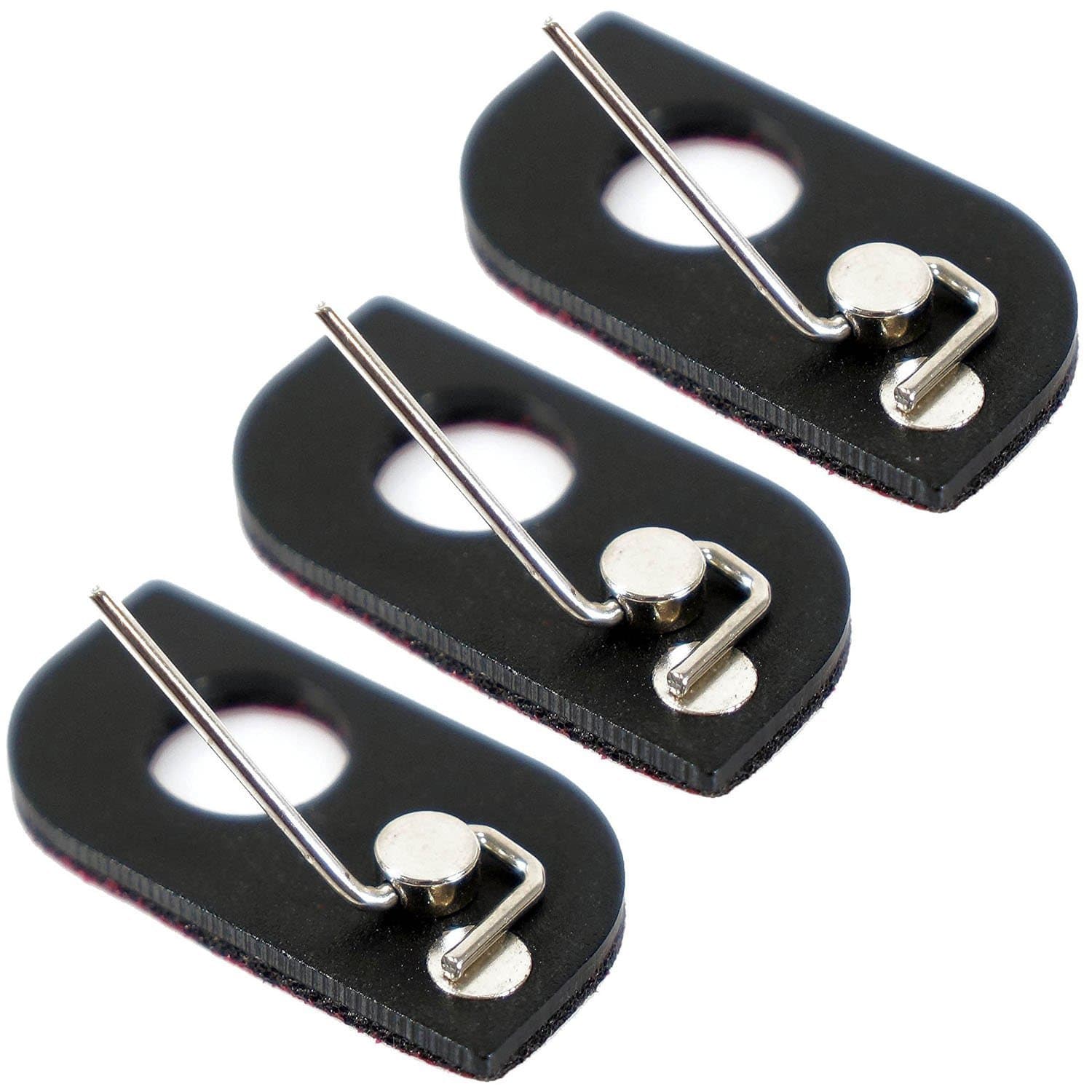 Archery Magnetic Arrow Rest Set Right Hand Stick to Bow Riser for Professional Recurve Bow (3 Pack)