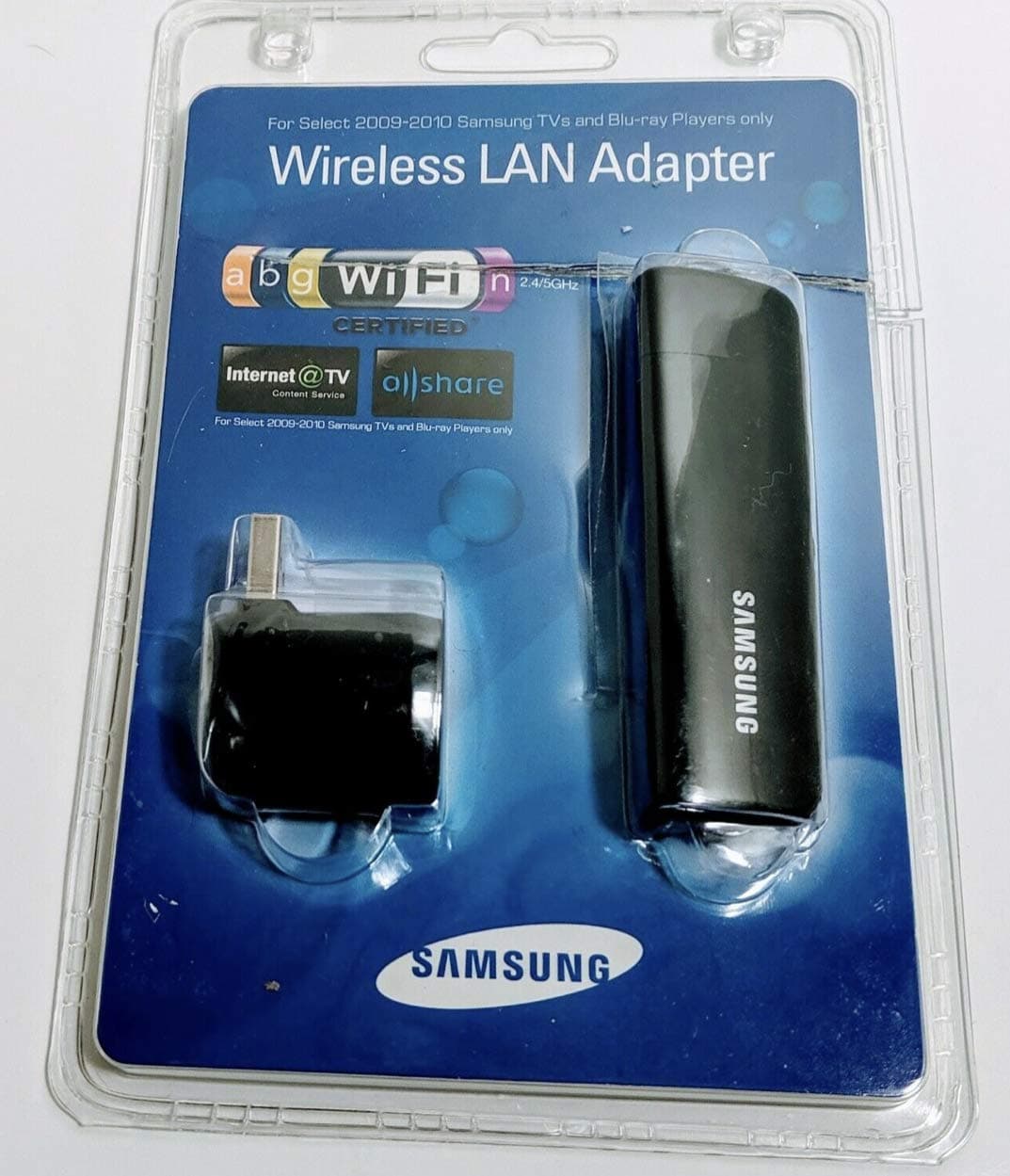 WIS09ABGN WIRELESS LINKSTICK WIS09ABGN2 USB LAN Adapter FOR SAMSUNG 2009 - 2010 & 2011 BLU-RAY PLAYERS, 2010 & 2011 SAMSUNG TVs