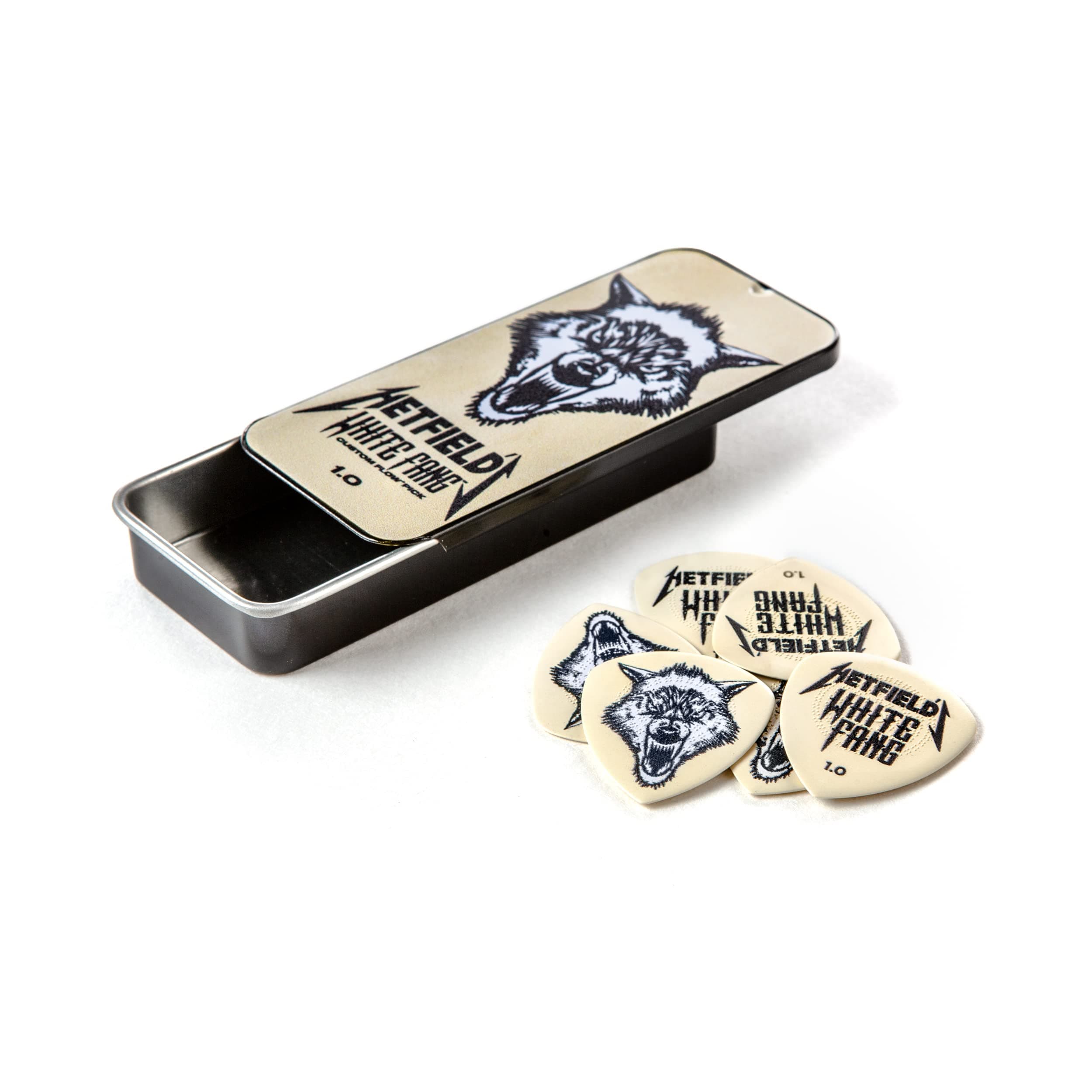 Dunlop James Hetfield's White Fang 1.00mm Pick Tin
