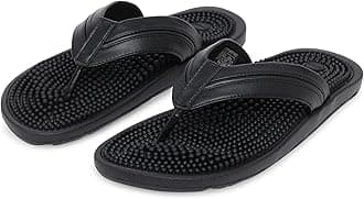 Kenkohtraditional Japanese therapeutic sandals with massaging footbed - stimulate feet pressure points for natural wellness - for men & women