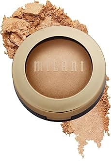 Highlighter Makeup - Baked Contour Powder & Face Highligher, Made in Italy - Champagne D'Oro