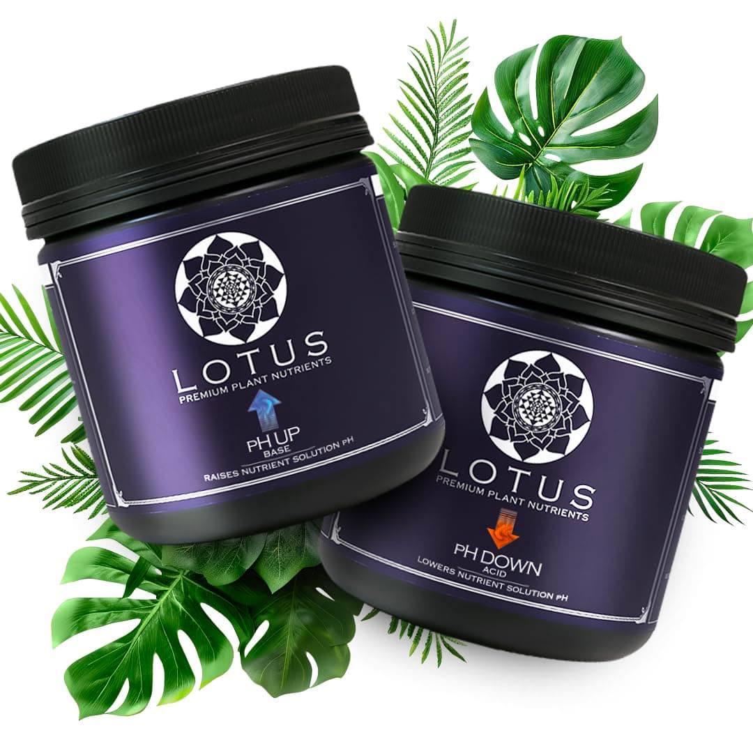 Lotus Nutrients pH Adjustment Kit - 1 Each of 18 oz. pH Up and 18 oz. pH Down (18oz pH Up/Down Kit)