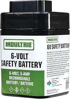 Moultrie MFHP12406 6-Volt, 5-Amp Rechargeable Safety Battery,Multi
