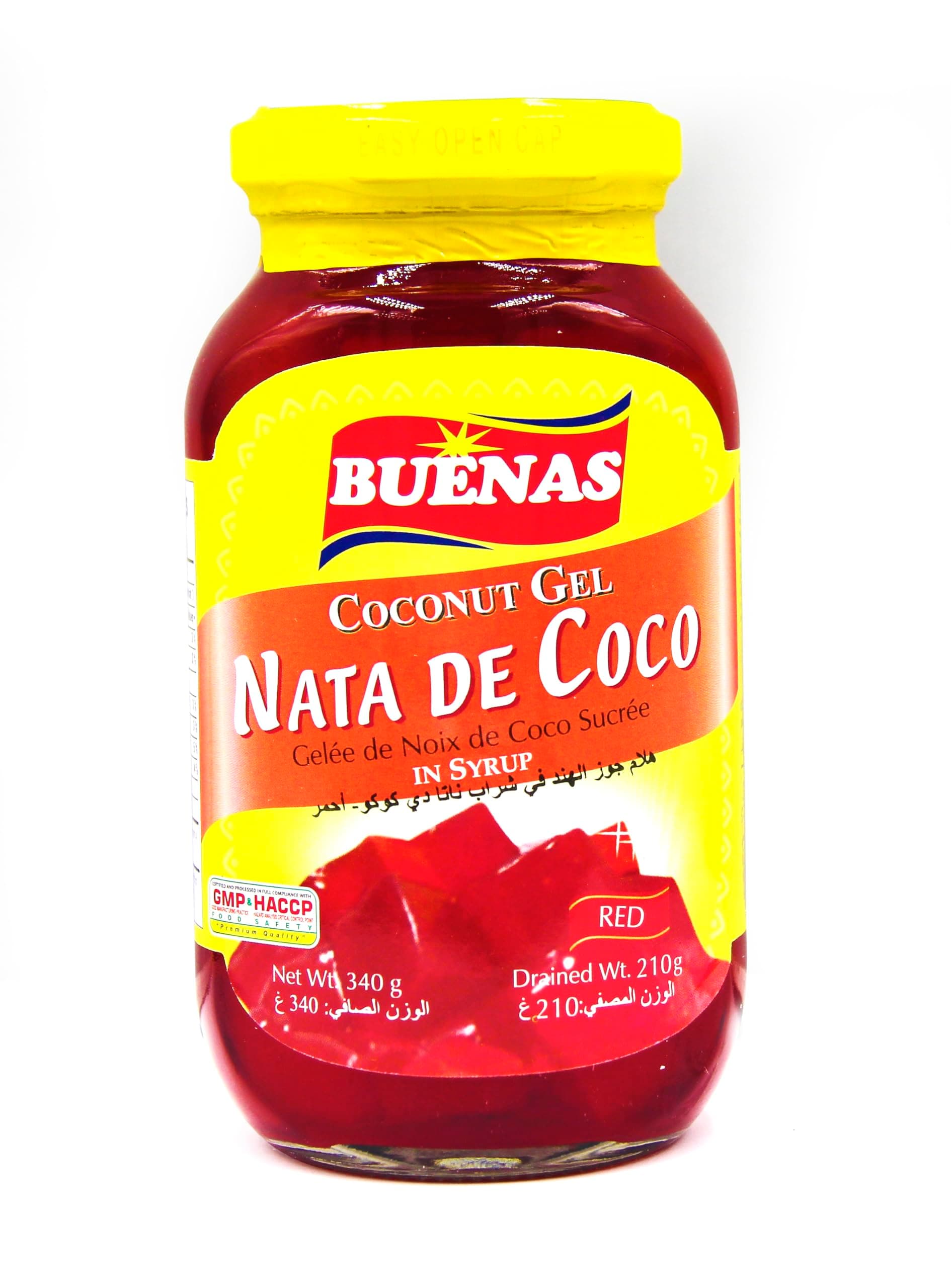 Buenas Nata De Coco Coconut Gel, 340 G