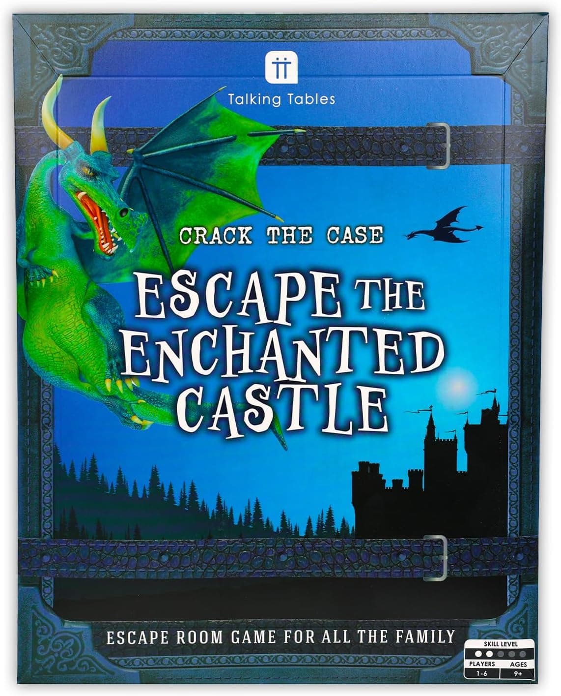 – Talking Tables CRACK THE CASE Escape The Enchanted Castle Rescue the Dragon -Escape Room Game, Puzzle, Clues, QR Codes Family Games for Kids Brain Teaser Puzzles Ages 9+, 1-6 Players