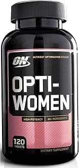 Optimum Nutrition 120 Opti-Women Women's Female Multivitamin Optiwomen Capsules