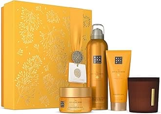 RITUALS Gift Set The Ritual of Mehr Medium - Home and Skincare Products Enriched with Sweet Orange and Cedar Wood - Bath Gift Box with Energising Properties