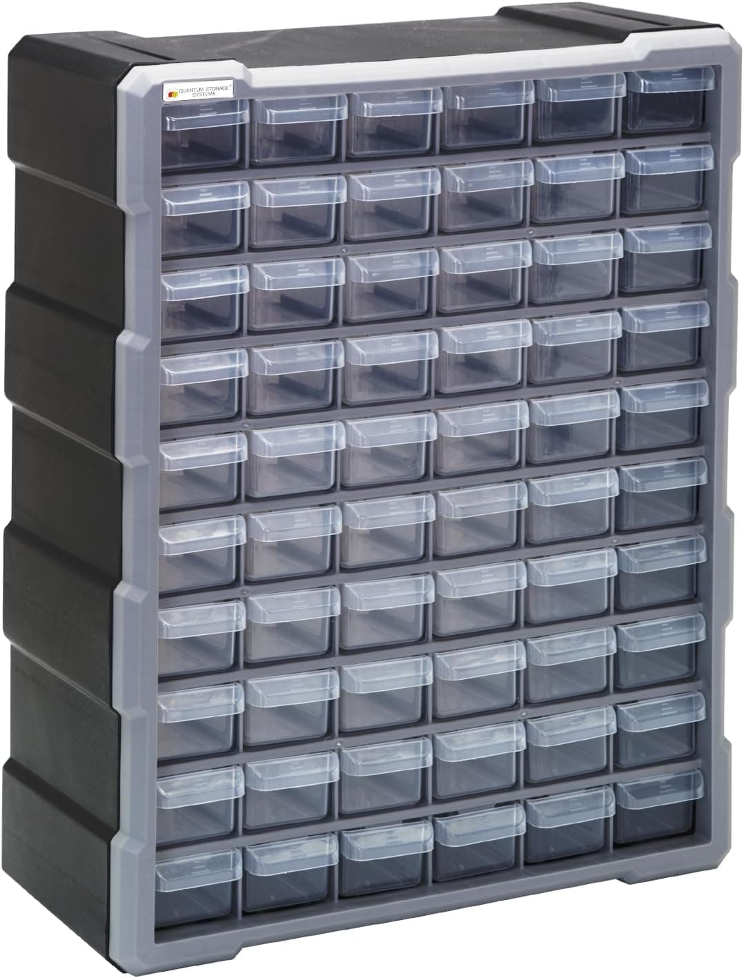 Quantum Storage Systems PDC-60BK 60 Drawers Cabinet Part Organizer 19" H x 15" W x 7" D