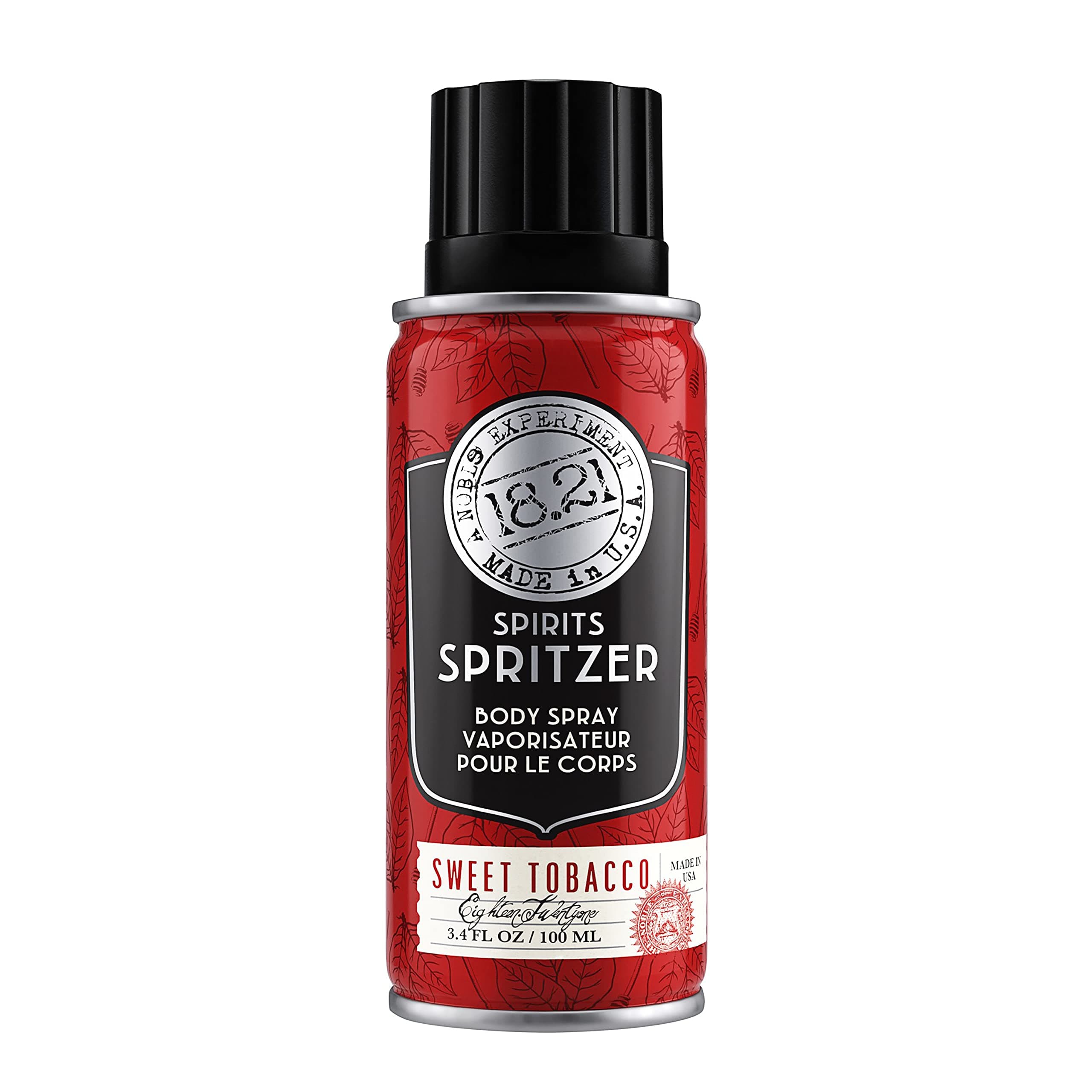 - Men’s Spirits Spritzer, 3.4 oz. - Long-Lasting All Over Body Spray with Masculine Aromatics - Gifts for Him