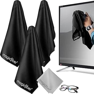 Extra Large Microfiber Cleaning Cloth - Premium Cloth for TV Screens, Windows, Mirrors, Glasses, Lenses, VR, Computers, Monitors, & More