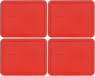 7212-PC 11 Cup Red Storage Lid for Glass Dish (1, Red)