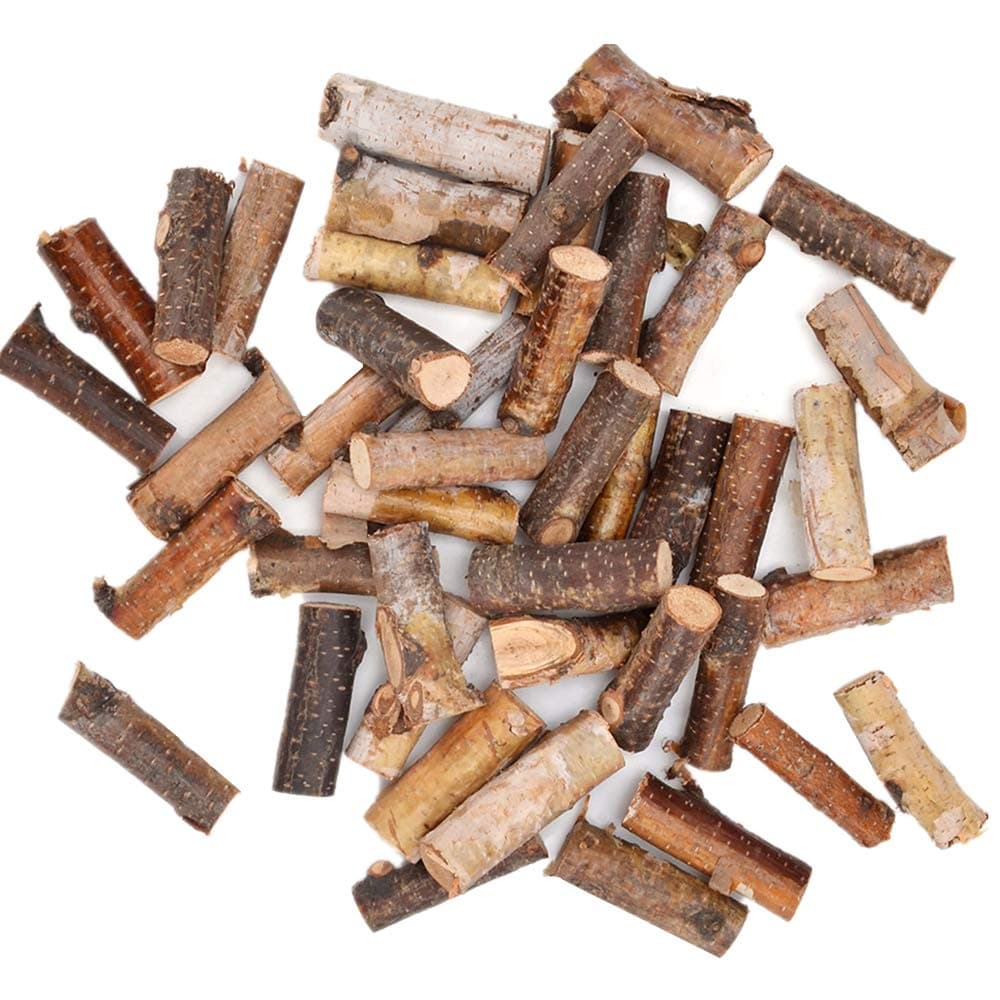 Byher Craft Sticks, Mini Wood Log for Rustic Home Decor - Farmhouse Centerpiece Decor Twigs (Craft Sticks-)