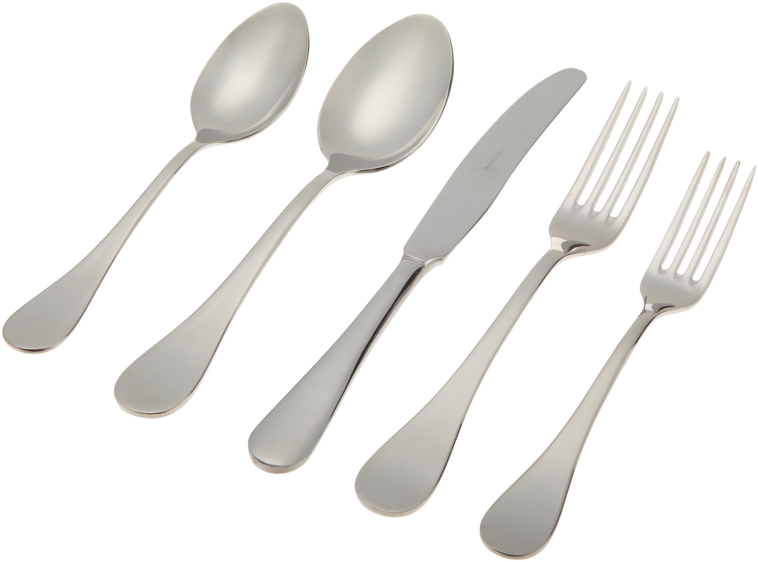 Herdmar "Rocco" 18/10 Stainless Steel 5-Piece Place Setting
