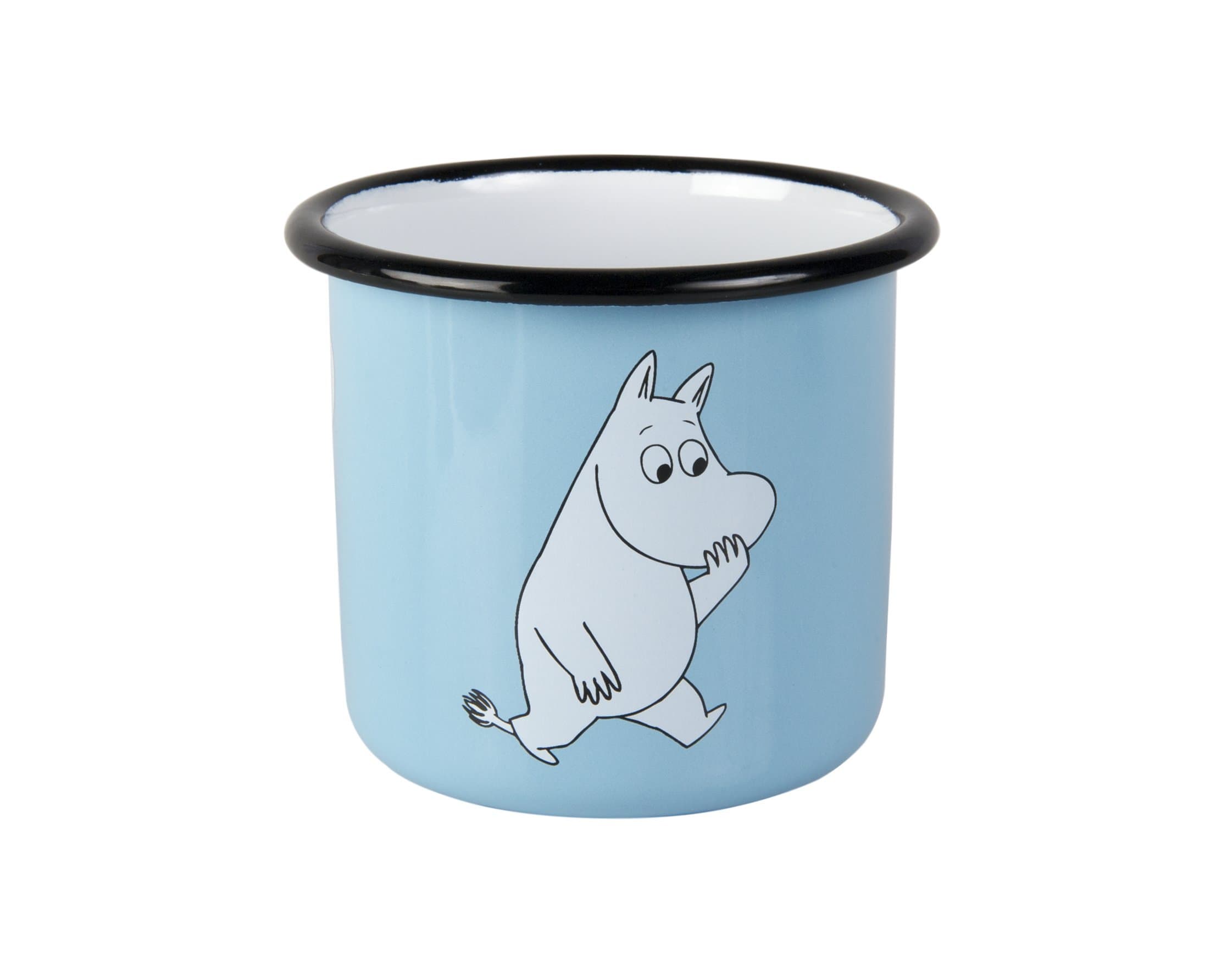 Enamel Moomin Moomintroll Junior Mug Cup in Light Blue 25cl 8.45fl oz