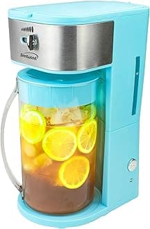 Brentwood KT-2150BL Iced Tea and Coffee Maker with 64 Ounce Pitcher, Blue