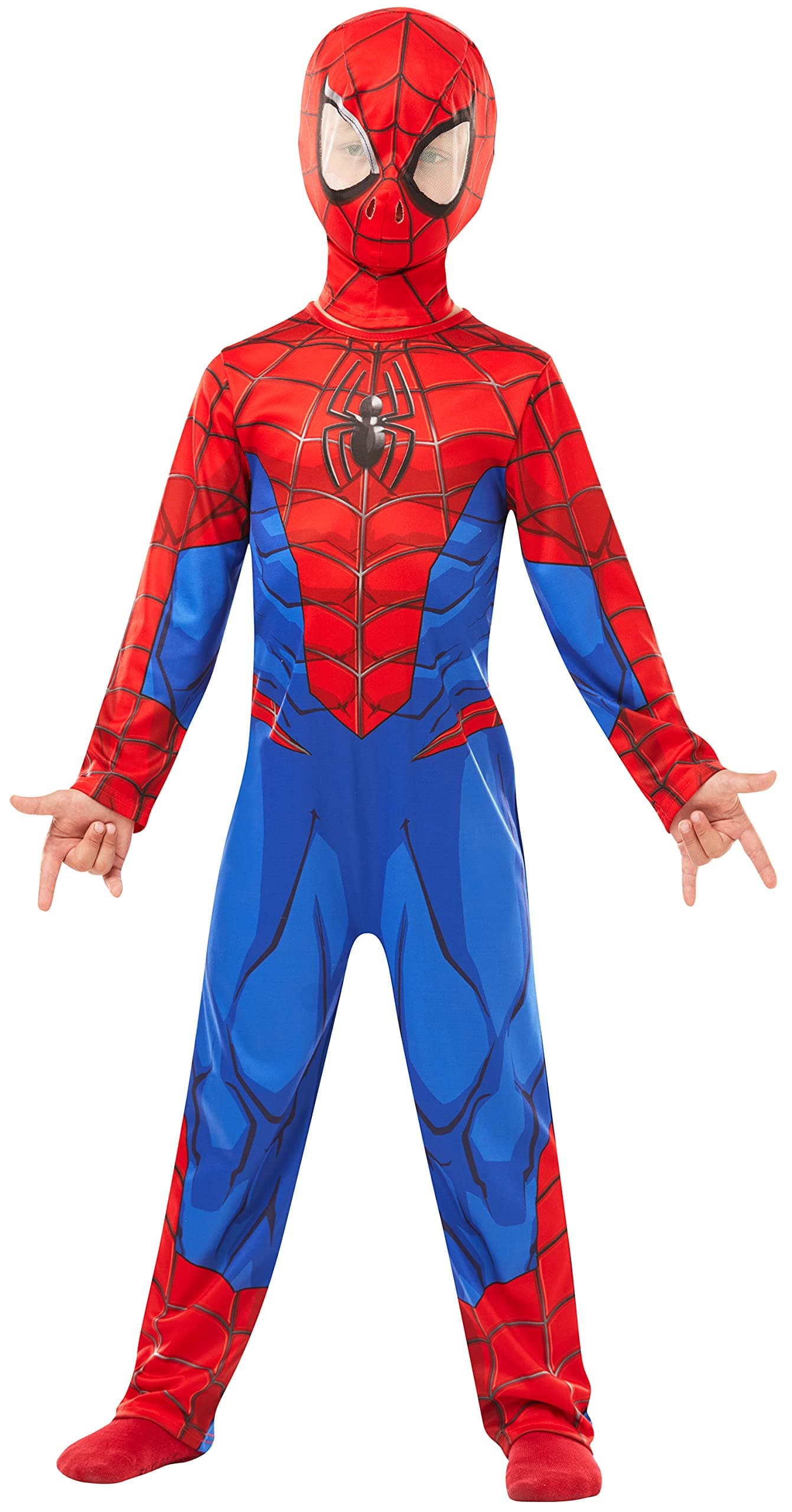 RUBIE'S Marvel Spider-Man Classic Child Costume, Blue-Red,M (5-6 years / 116cms)