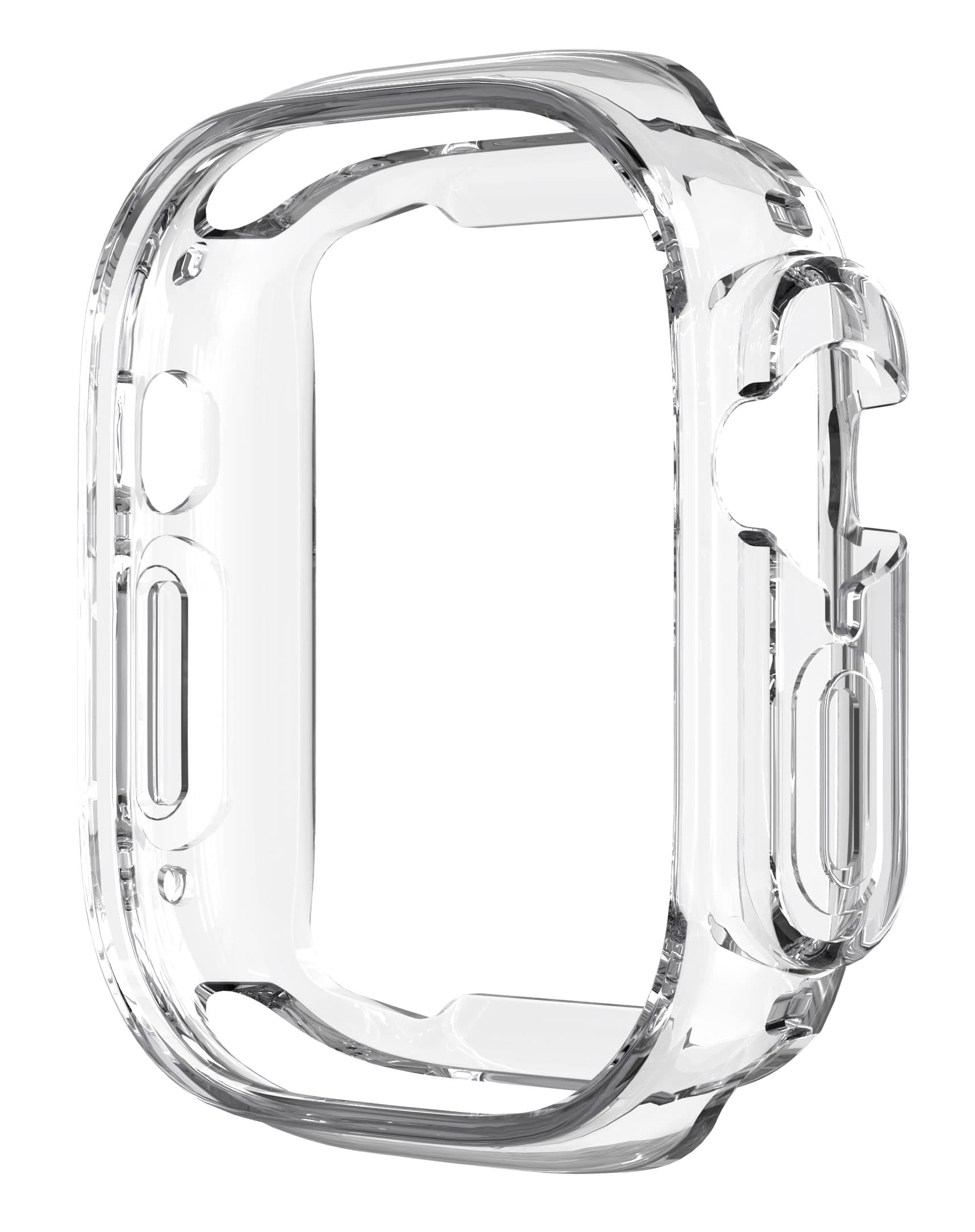 Ultra Thin Soft TPU Bumper Case Cover Compatible with iWatch Apple Watch Series Ultra 3/2/1, 49mm