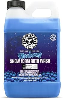 Chemical Guys CWS21664 Blueberry Snow Foam Car Wash Soap (Works with Foam Cannons, Foam Guns or Bucket Washes), Safe for Cars, Trucks, SUVs, Jeeps, Motorcycles, RVs & More, 64 fl. Oz