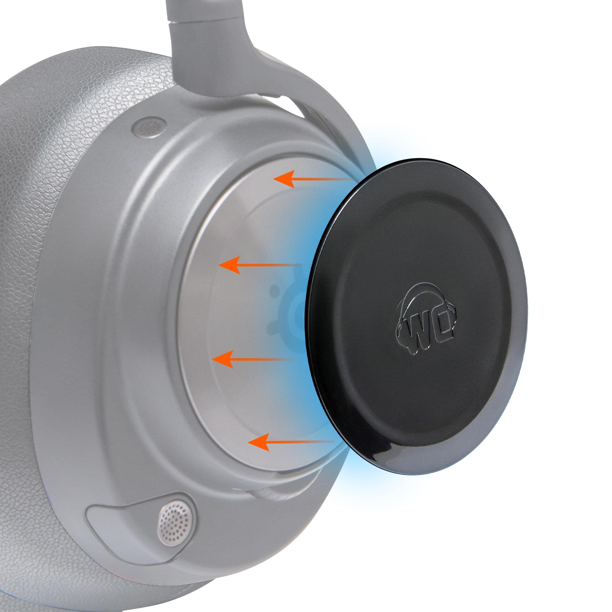 WC Side Plates for Arctis Nova Headsets, by Wicked Cushions | Fits Arctis Nova Pro Wireless/Pro Wired/Nova Elite/Nova 7 / 7X / 7P | Black