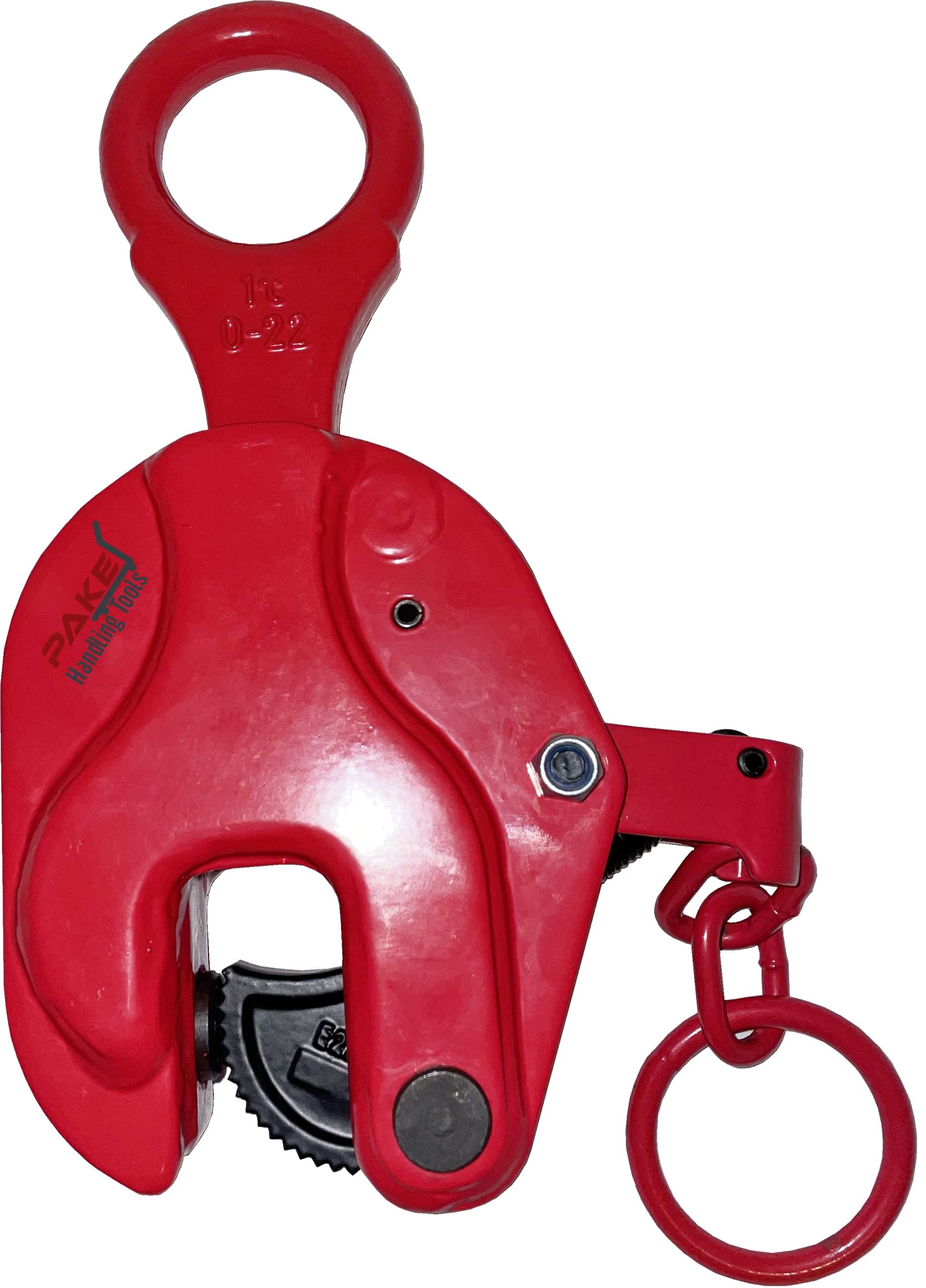 Vertical Plate Clamp - Heavy Duty Durable Lifting Clamp with Lock Handle 2200-6600 lb Working Load Limit (WLL) (2200lb 1Ton)
