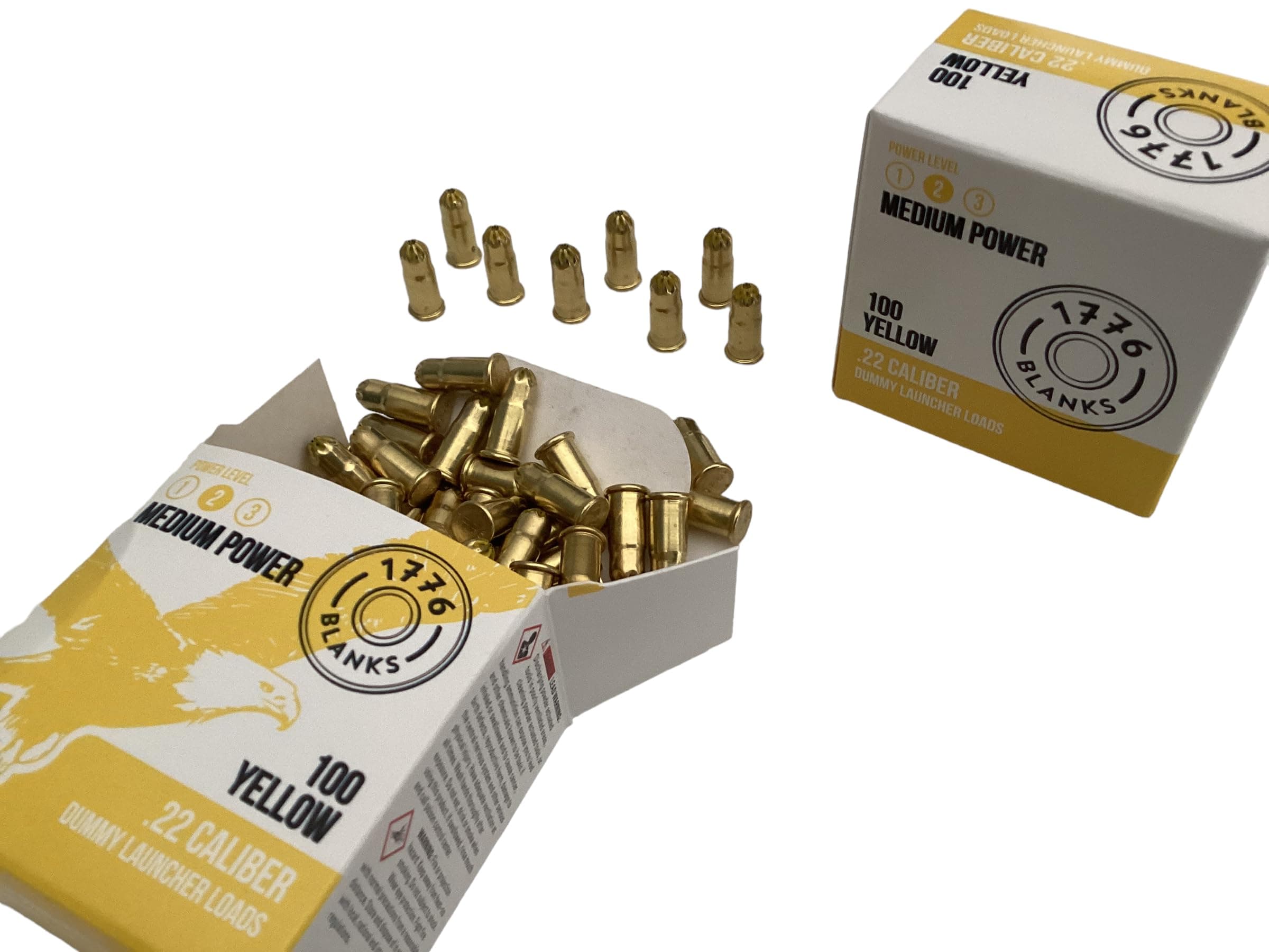 .22 Dummy Launcher Blanks - Yellow Level -(Qty 100) L1028