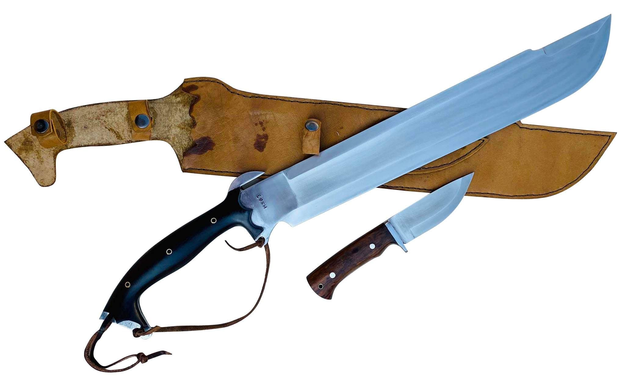 EGKH-18" Predator EUK Knife, Survival Machete, Hand Forged Blade Khukuri - Full Tang Knives Made in Nepal