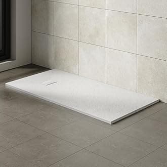Aquariss 1800x900mm SMC Anti Slip Shower Base Tray Rectangular for Shower Enclosure White