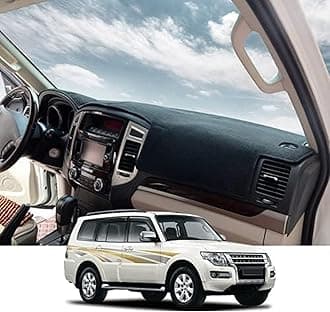 BIVVI Car Dashboard Cover Mat,for Mitsubishi Pajero V93 V97 2007-Present RHD&LHD Anti-Slip Mat Dashboard Cover Pad Interior Accessories