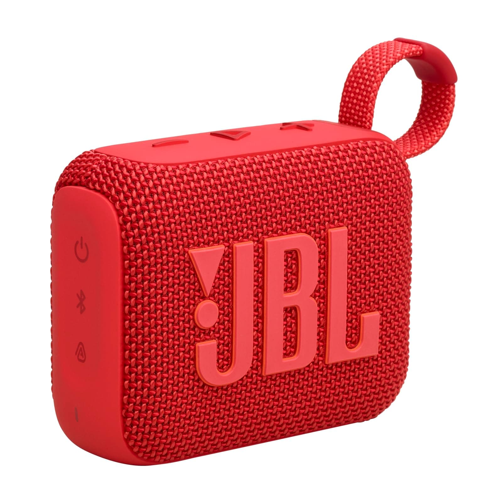 Go 4, Wireless Ultra Portable Bluetooth Speaker, Pro Sound, Vibrant Colors, Water & Dust Proof, Type C (Without Mic, Red)