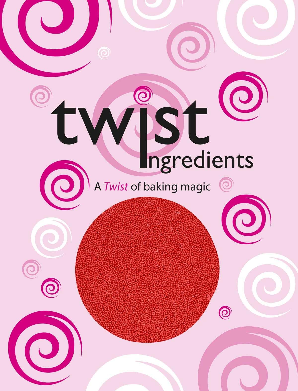 Twist Ingredients Bright Red Hundreds and Thousands 1 kg