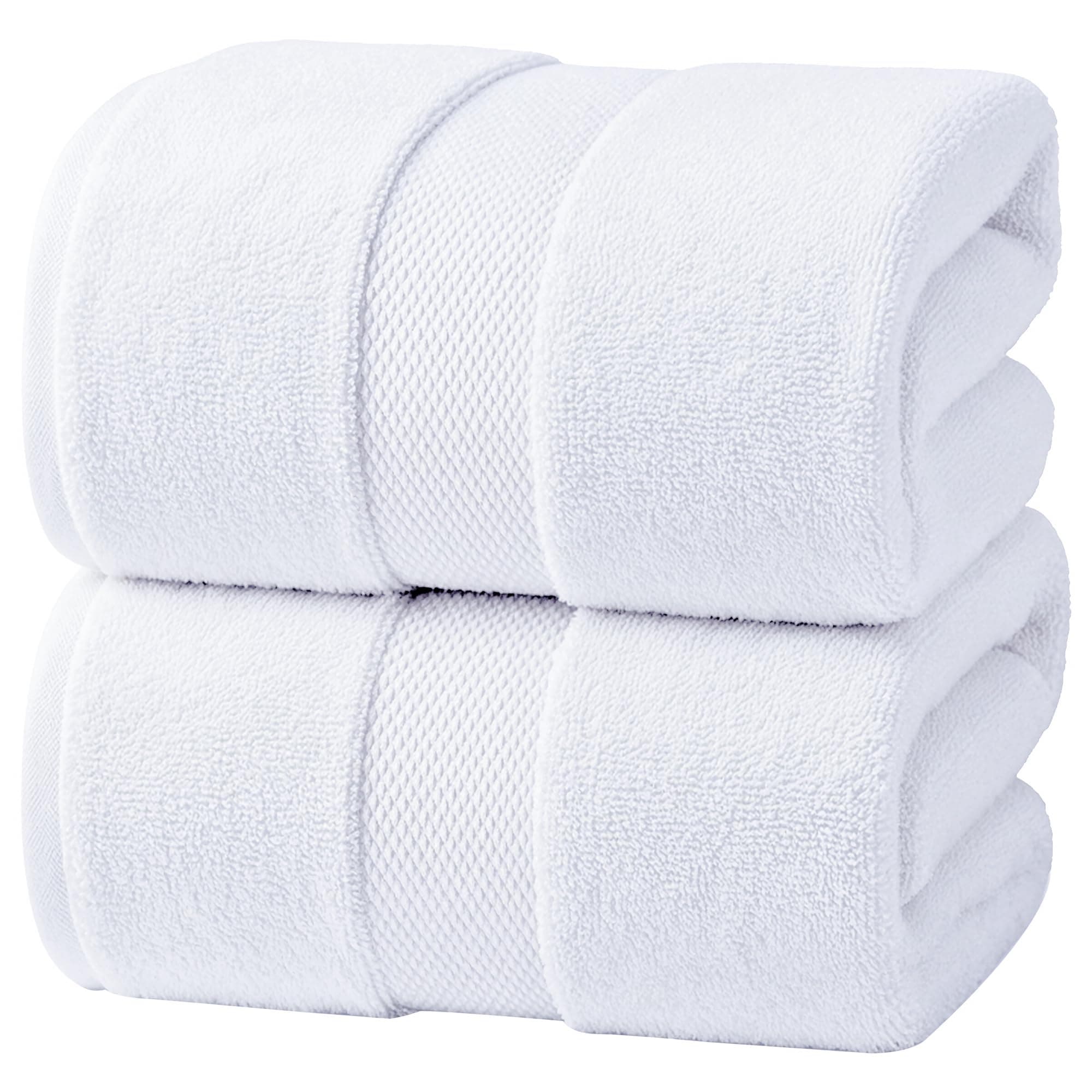 Infinitee Xclusives Jumbo Bath Sheets Towels for Adults – 600 GSM (35X70 Inches)– 100% Ring Spun Cotton, Soft and Absorbent Large Bath Towels for Bathroom