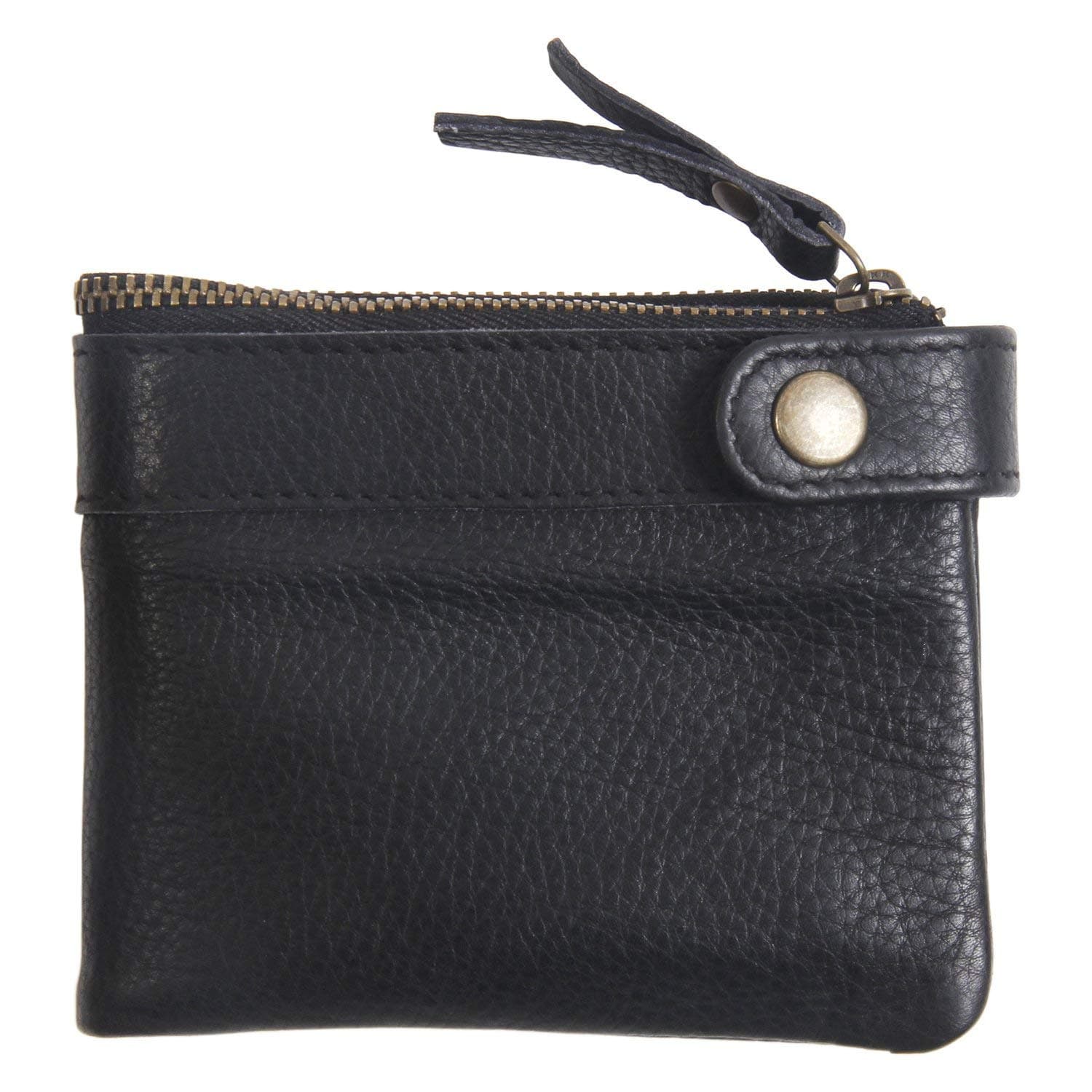 TEE ESSGenuine Leather Wallet for Men with Cash Compartment, Debit/Credit Card Slot and ID Window (Black)