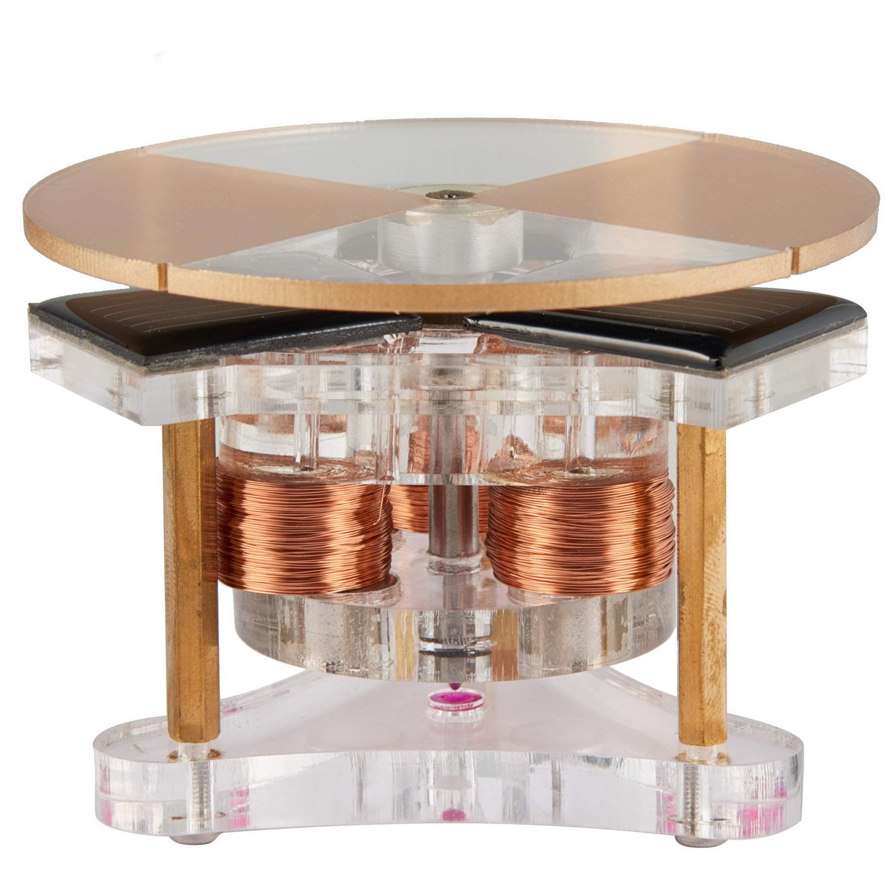 Sunnytech Solar Vertical Disc Shape Mendocino Motor Magnetic Levitating Educational Model Science Physics Toy QZ02