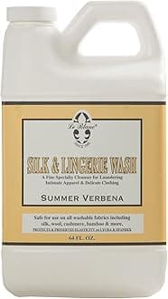 Summer Verbena Silk & Lingerie Wash – Luxury Laundry Cleanser for Delicates- 64 oz. (1 pack)