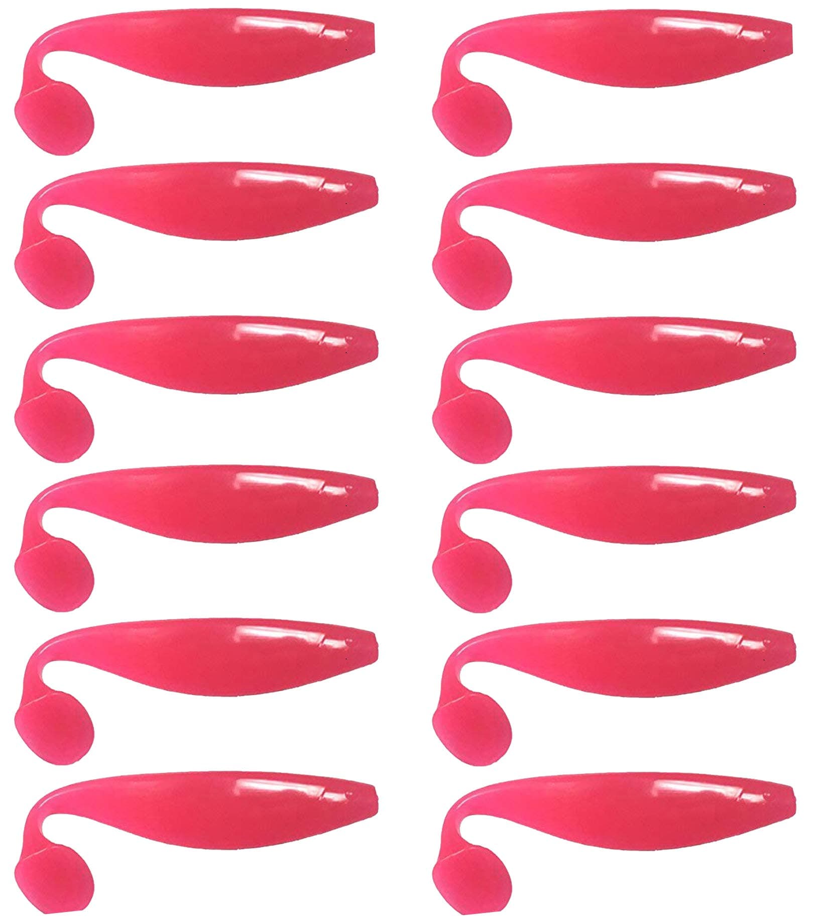 Blue Water Candy - Rock Fish Candy 9-Inch Shad Bodies, 12-Pack