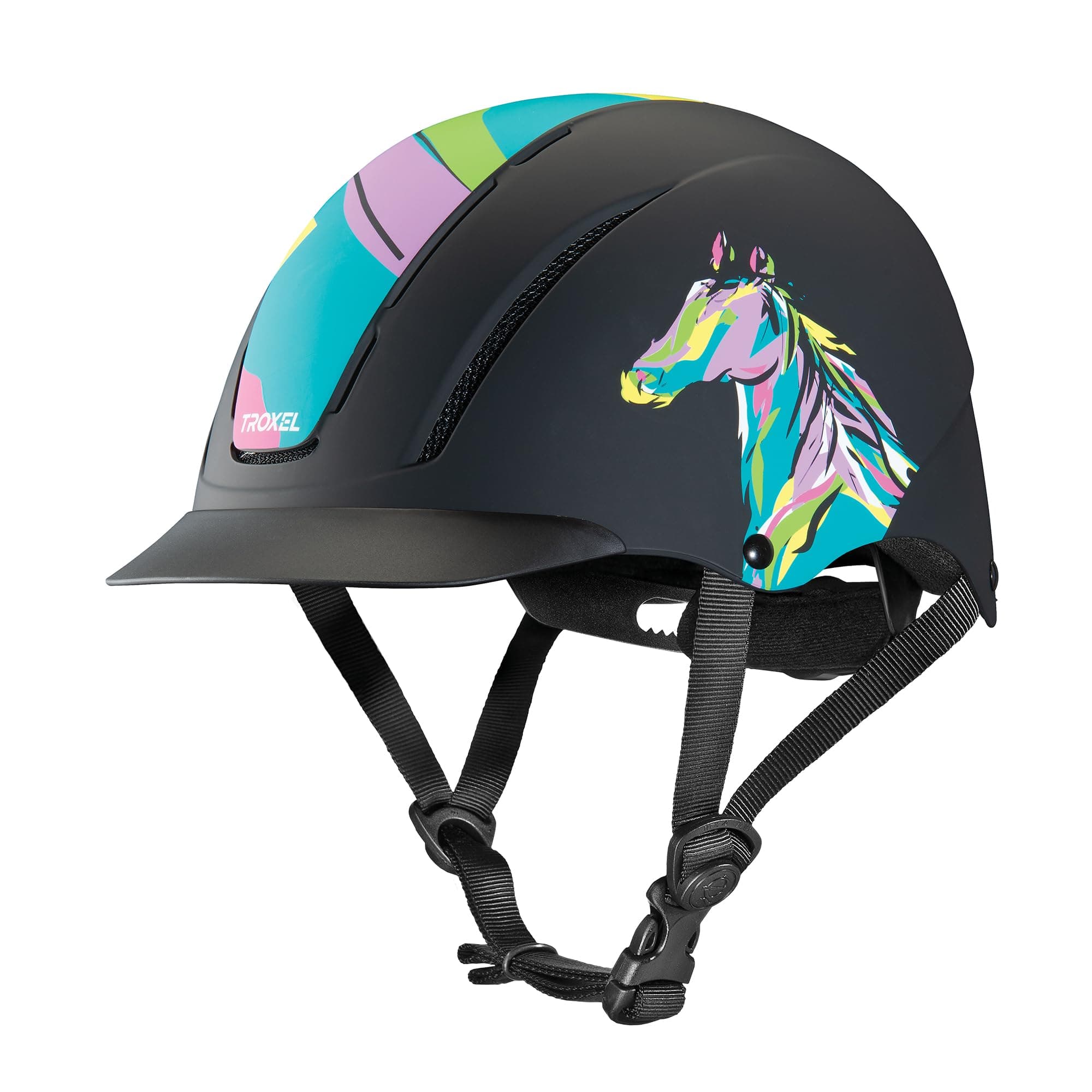 Spirit Full Coverage Horse Riding Helmet, Low-Profile Adjustable Design, Safety Horseback Riding Gear
