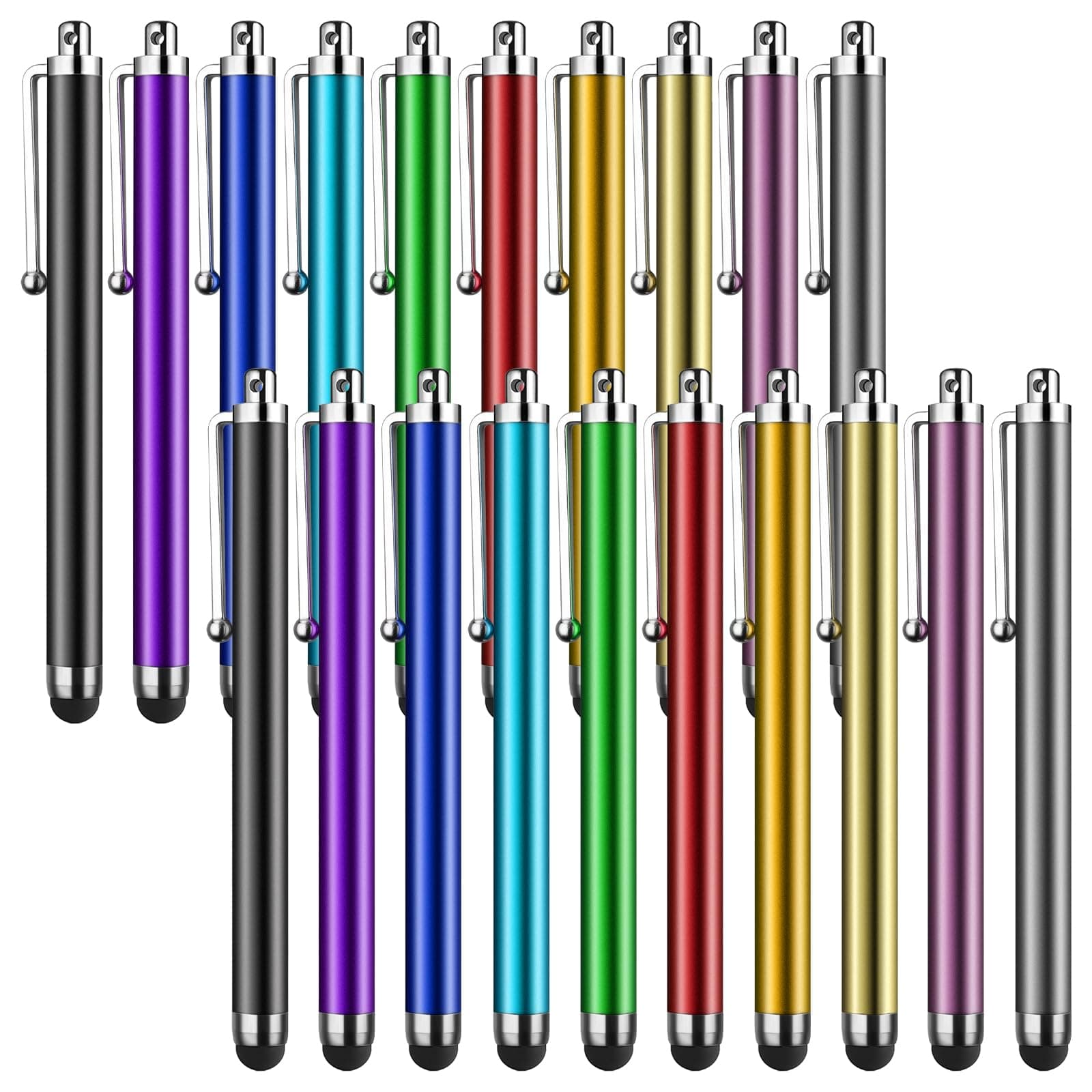 Stylus Pens for Touch Screens,SLKIJDHFB 20 Pack Universal Capacitive Touch Screen Pens for iPad,Tablets,Samsung Galaxy,Smartphones,All Universal Touch Screen Devices