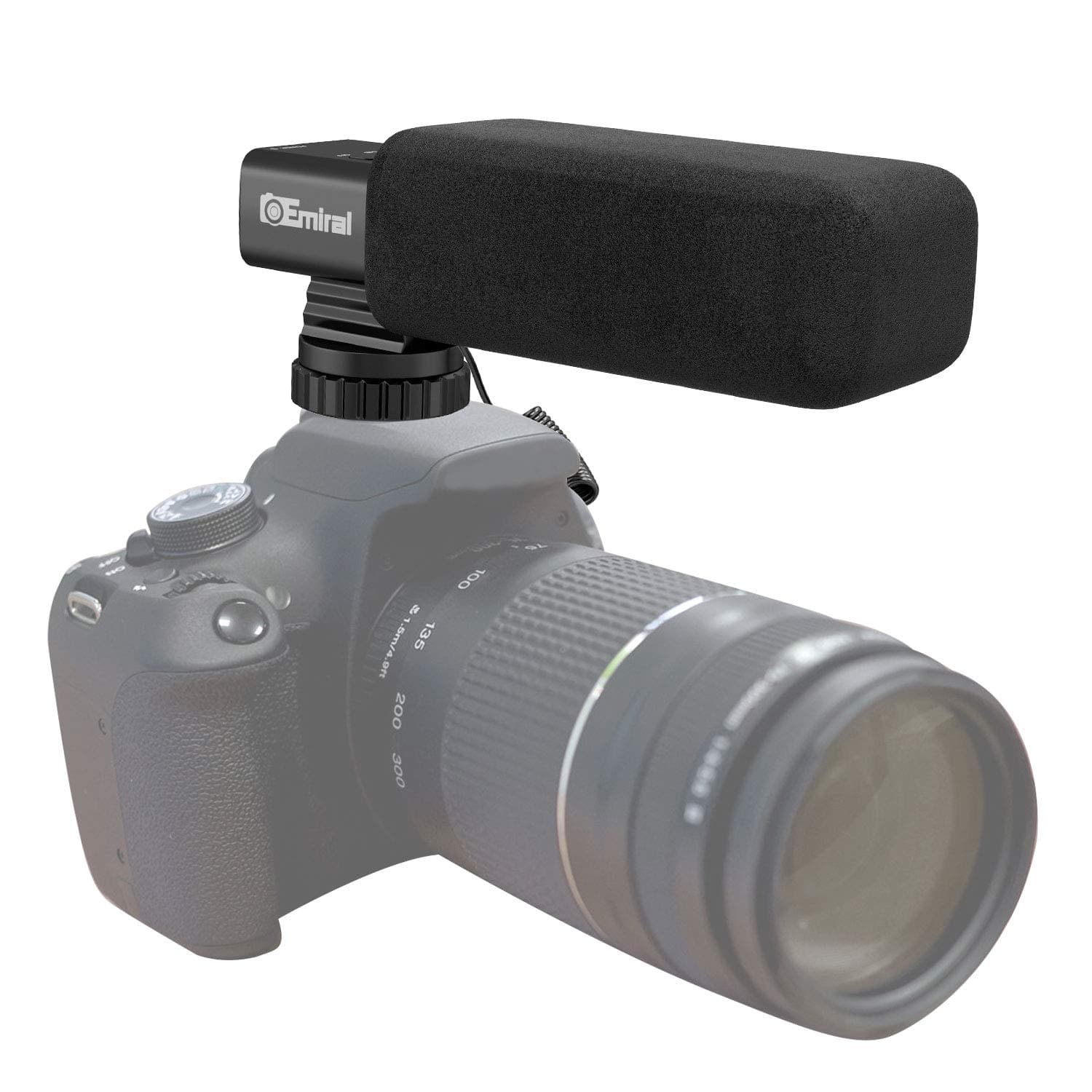 Emiral Camera Microphone Directional Microphone Shotgun Video Microphone for Canon Nikon Sony Panasonic Fuji