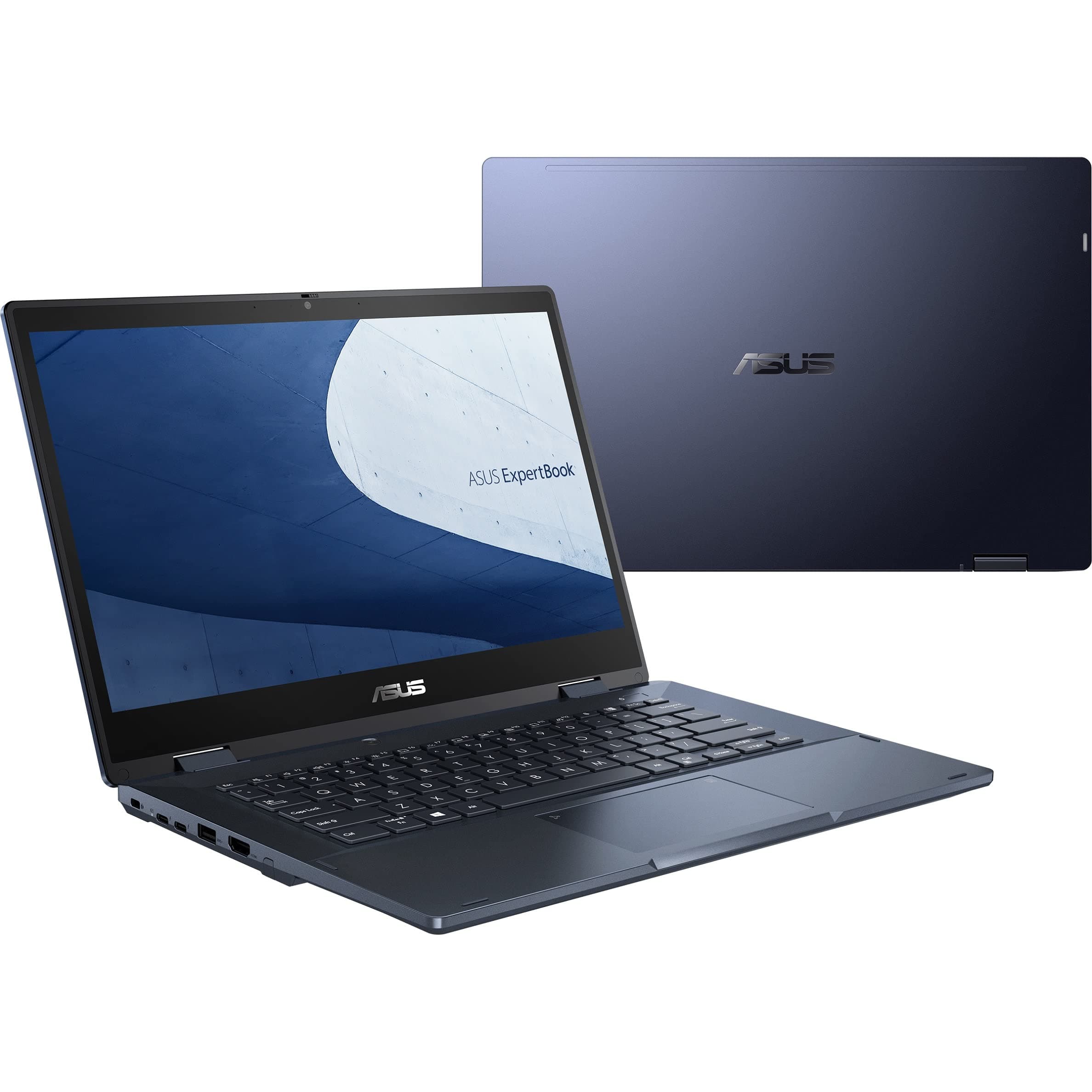 ASUS ExpertBook B3 Thin & Light Flip Business Laptop, 14” FHD, Intel Core i7-1165G7, 512GB SSD, 16GB RAM, All Day Battery, Enterprise-Grade Video Conference, NumberPad, Win 10 Pro, B3402FEA-XH74T
