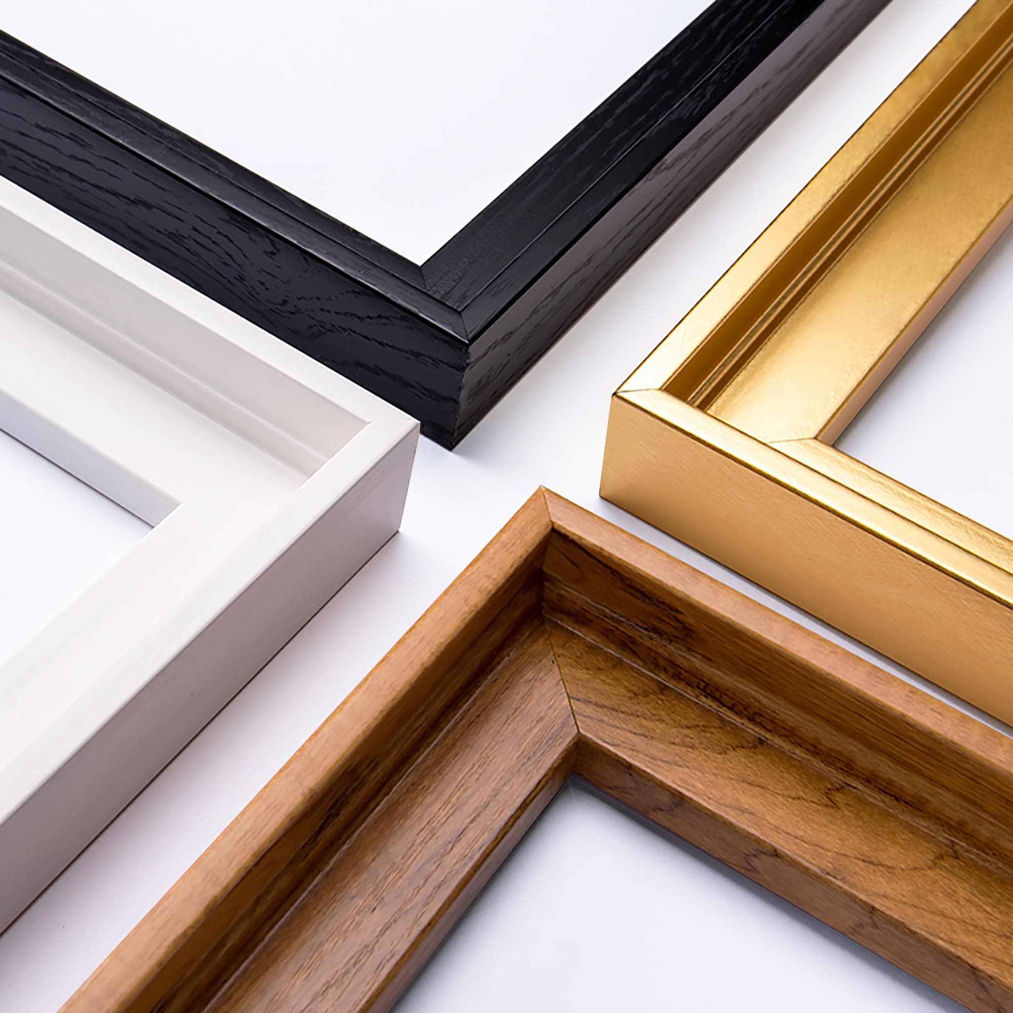 11x14 Canvas Floater Frame, Floater Frame for 0.6"-0.9" Deep Canvas Painting, Floating Frames for Oil Paintings, Painting Frames Kit(11"x14", Black)