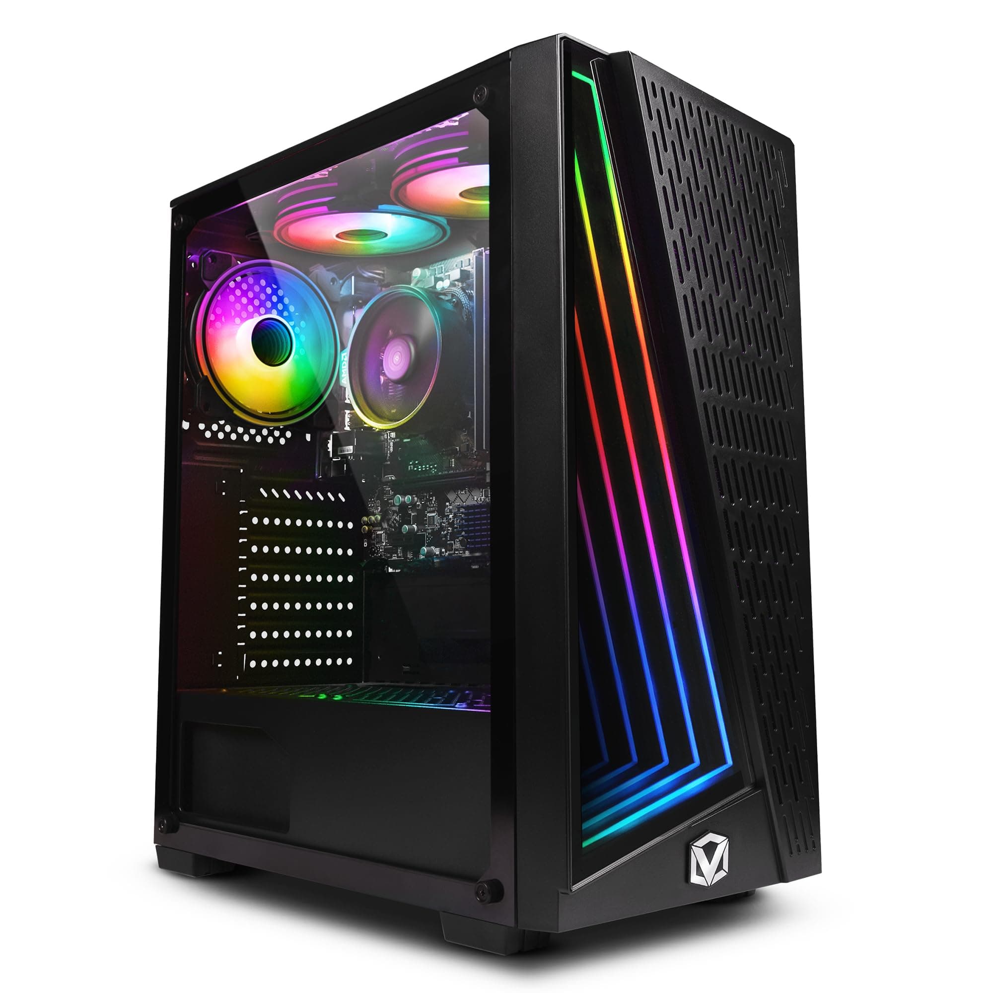 Vibox I-1 Gaming PC - Quad Core AMD Ryzen 3200G Processor - Radeon Vega 8 Graphics - 8GB RAM - 480GB SSD - Windows 11 - WiFi