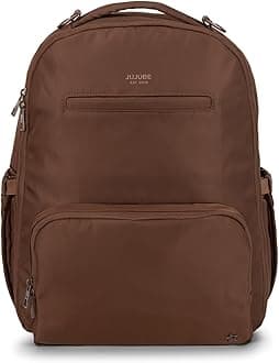 Classic Diaper Bag Backpack with Portable Changing Pad, Baby Stroller Straps, Large Travel Backpack for Boy or Girl, For Carrying Baby Bottles, Wipes, Diapers, Pacifiers, Espresso