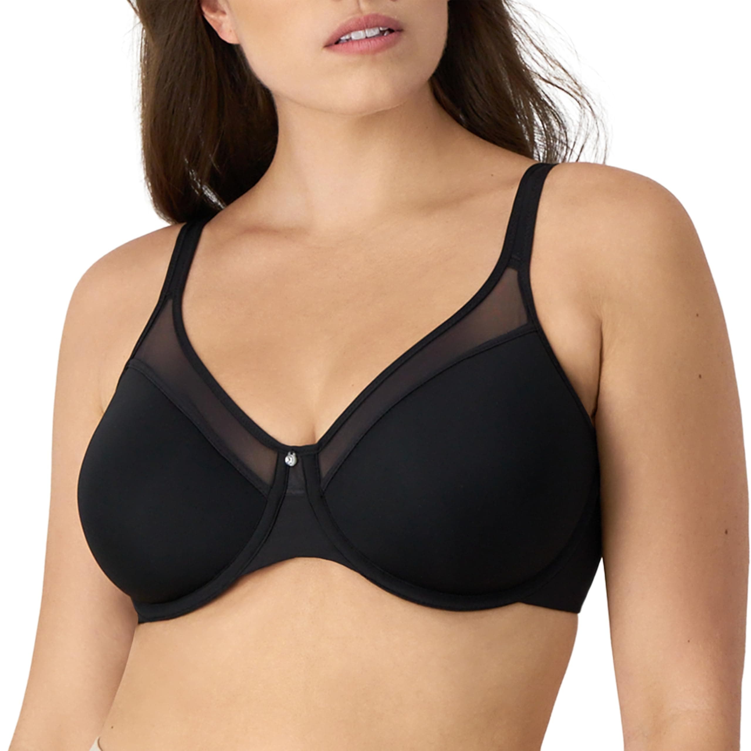 Bali Women's Seamless Underwire Bra, One Smooth U Smoothing Underwire Bras for Women, Convertible Straps, Ultra Light