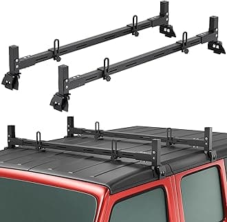 Heavy Duty Roof Rack with Removable Fixing Bracket for Jeep Wrangler JL JK Gladiator JT 2007-2024 (2 Door & 4 Door)