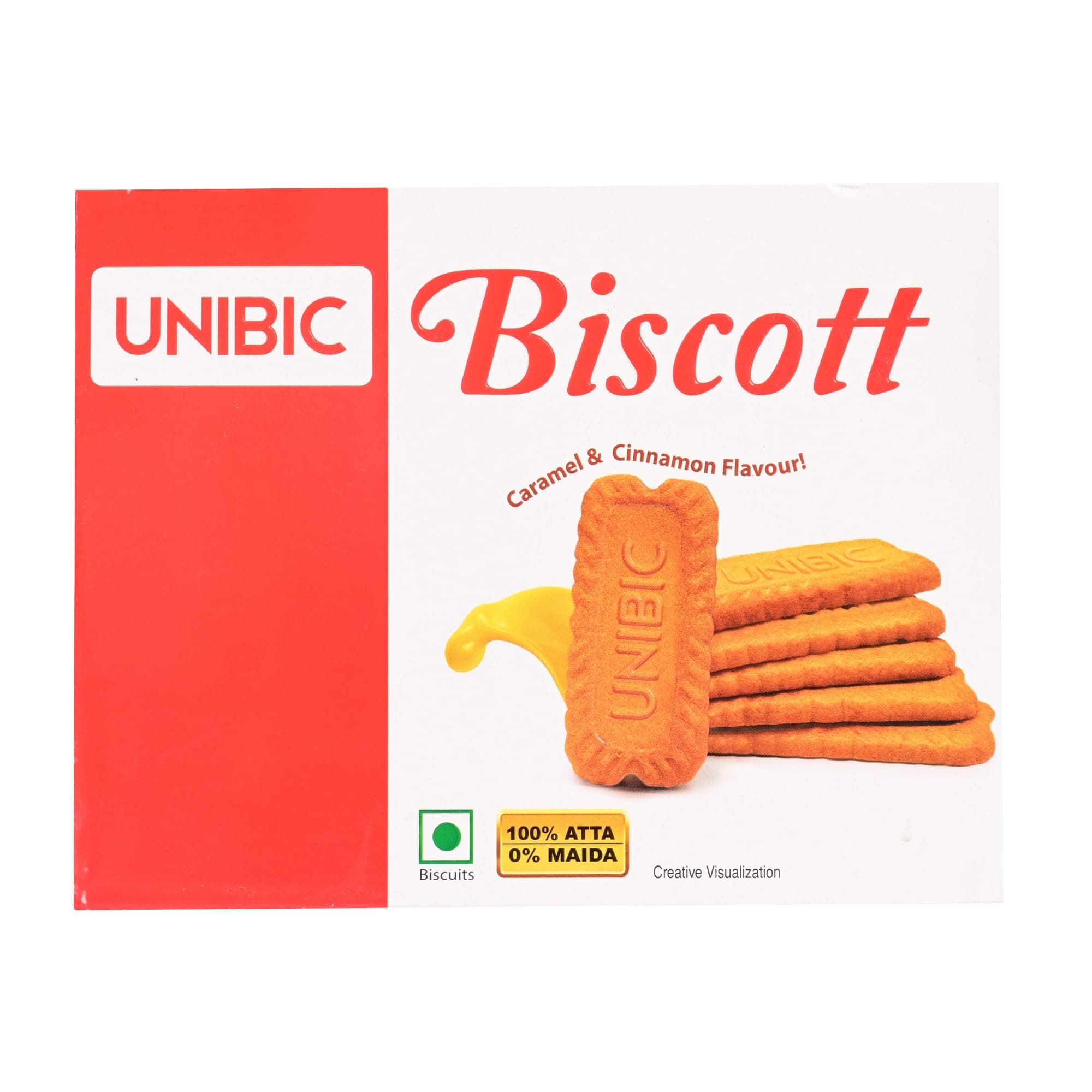 Biscott Biscuits, Caramel & Cinnamon, 250 Gm,Whole Wheat Flour,Milk Solids