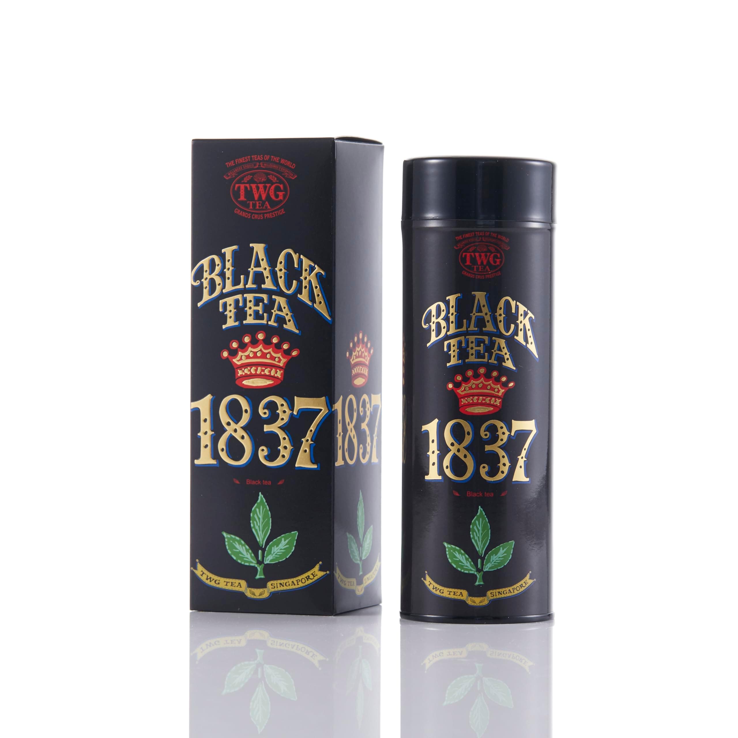 TWG Tea | 1837 Black Tea | Black Tea | Fruits & Flowers | Haute Couture Tin, 100g | Gift Set