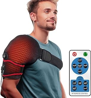 Adjustable Shoulder Support Brace, SGODDE Compression Shoulder Support Brace for Injuries, Shoulder Pain, Arthritic Shoulders, Neoprene