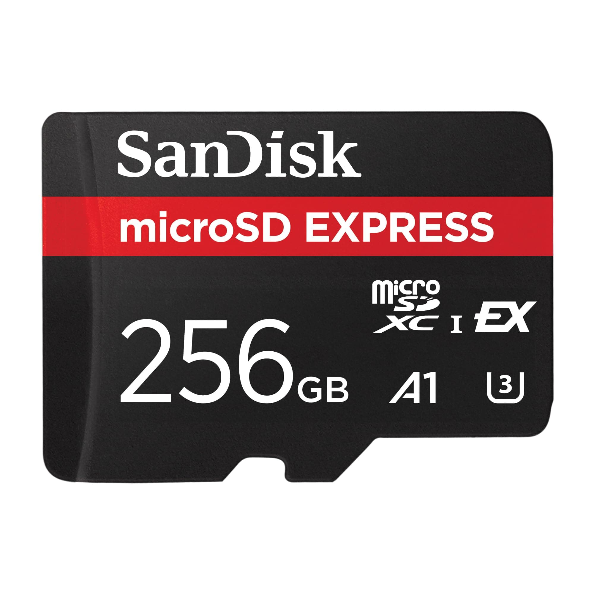 SanDisk Express microSD Card, 256GB Up to 880MB/s Read, Up to 650MB/s Write, 210MB/s Sustained Write, U3, C10