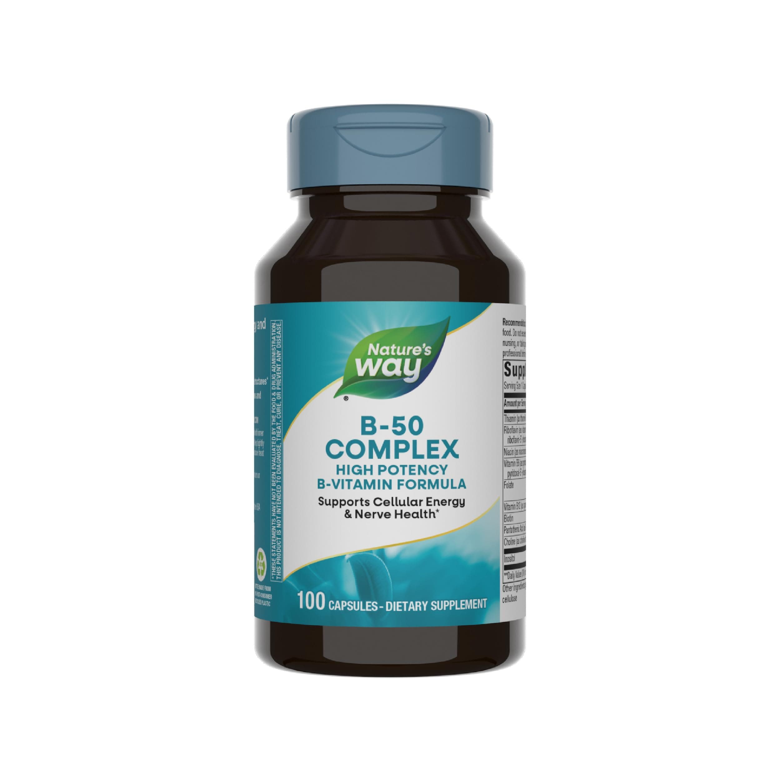 Nature'S Way - Vitamin B50 Complex With B2 Coenzyme 100 Capsules